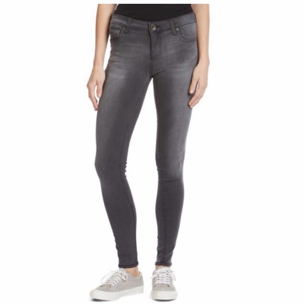 Kut From the Kloth Gray toothpick skinny jeans Sz 4